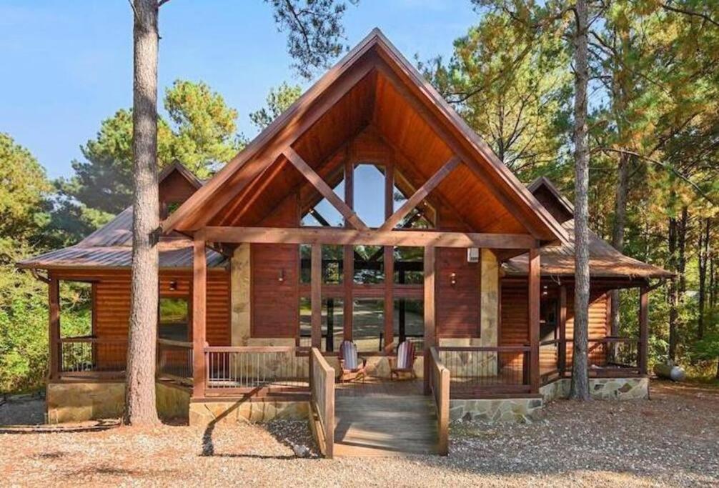Iron Horse Lodge Sleeps 18, Games, Fire Pit, Hot Tub, Ev, More Broken Bow Luaran gambar